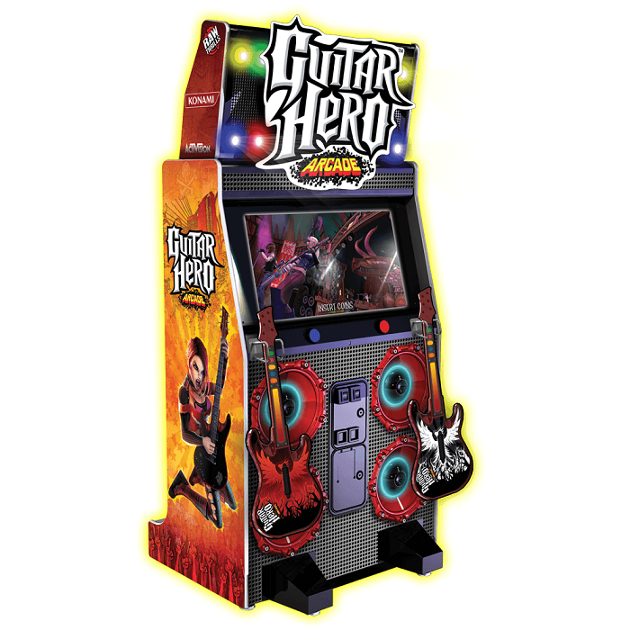 guitar hero arcade game rentals ny