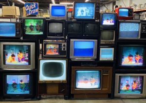 tv wall prop rental ny