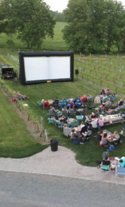 outdoor movie rentals Fairfield county ct screen