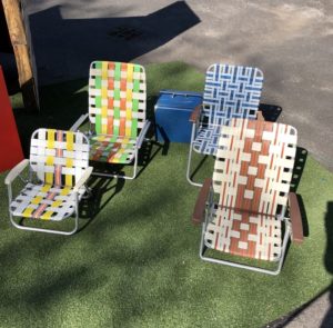 outdoor movie rentals - chairs