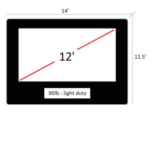 12 foot screen outdoor movie rentals ny