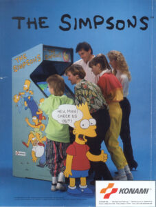 the simpsons video arcade game for sale vintage