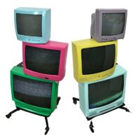 colorful 90s prop TV rental