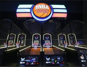 nba hoops basketball arcade game for sale 2