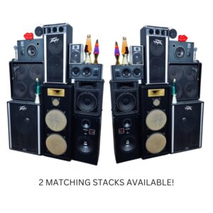 VINTAGE SPEAKER STACK PROP RENTAL PEAVY MARCHALL NEW YORK