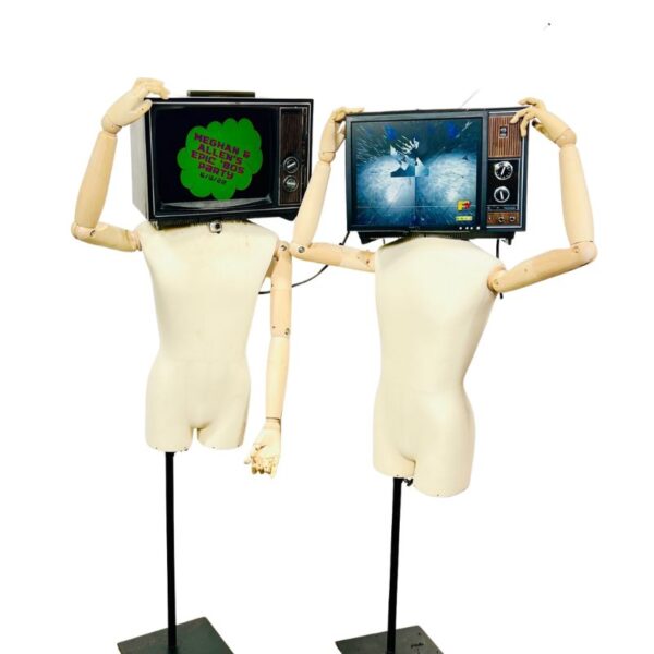 TV head mannequin prop rentals new york