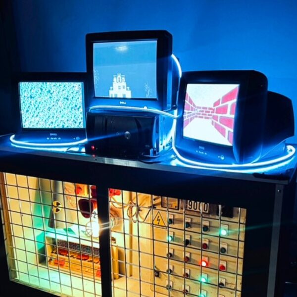 vintage screensavers tv wall rental ny